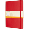 Блокнот MOLESKINE Classic Soft XL, в клетку, красный QP622F2
