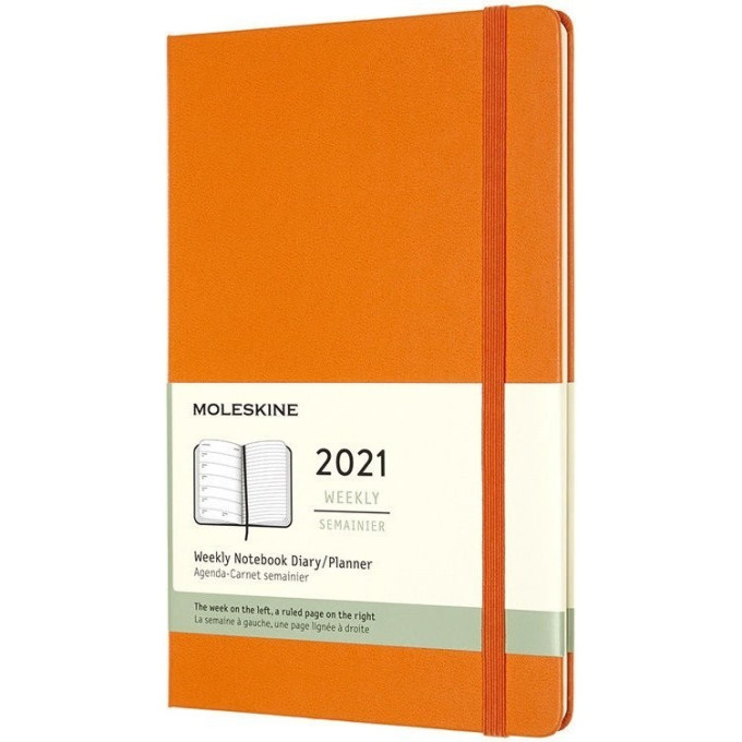 Еженедельник MOLESKINE CLASSIC WKLY LARGE 21 (оранжевый) DHN112WN3