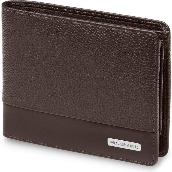 Кошелёк с монетницей и клапаном MOLESKINE Classic Match LTH, коричневый ET94CMWHCFP19